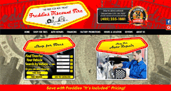 Desktop Screenshot of freddiesdiscounttires.com