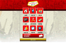 Tablet Screenshot of freddiesdiscounttires.com